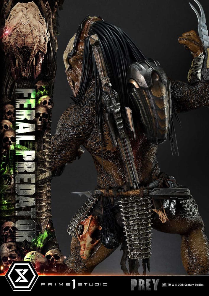 Prey (Movie) Museum Masterline Series Statue 1/3 Feral Predator 89 cm - Image 20
