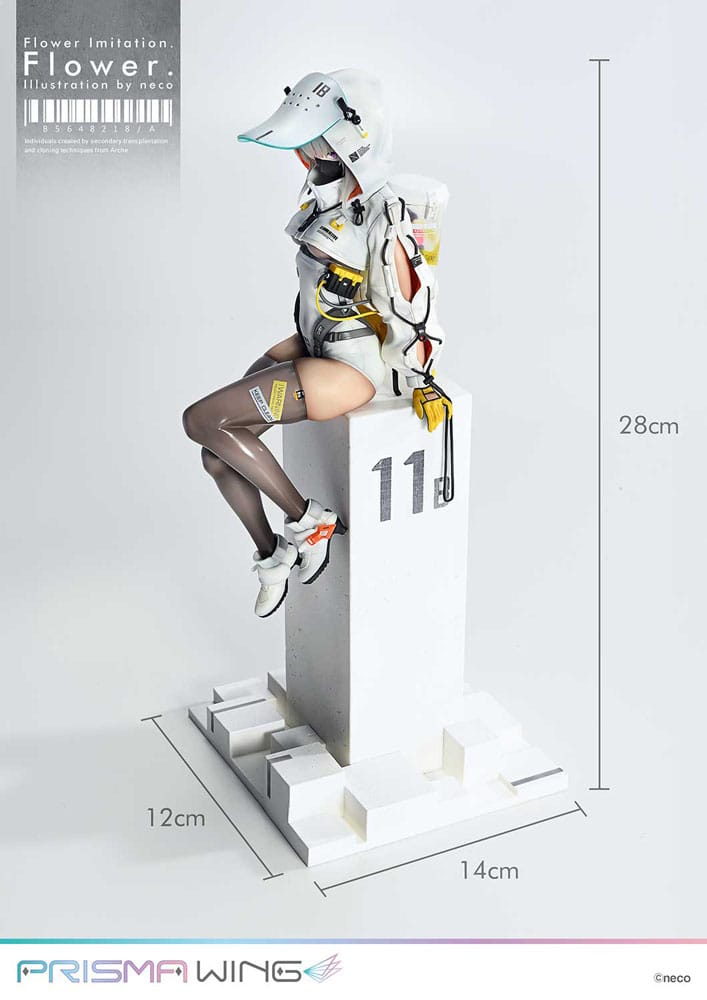 Flower Imitation Prisma Wing PVC Statue 1/7 Flower Illustration by Neco 28 cm - Image 3