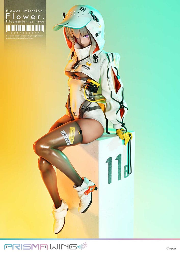 Flower Imitation Prisma Wing PVC Statue 1/7 Flower Illustration by Neco 28 cm - Image 6