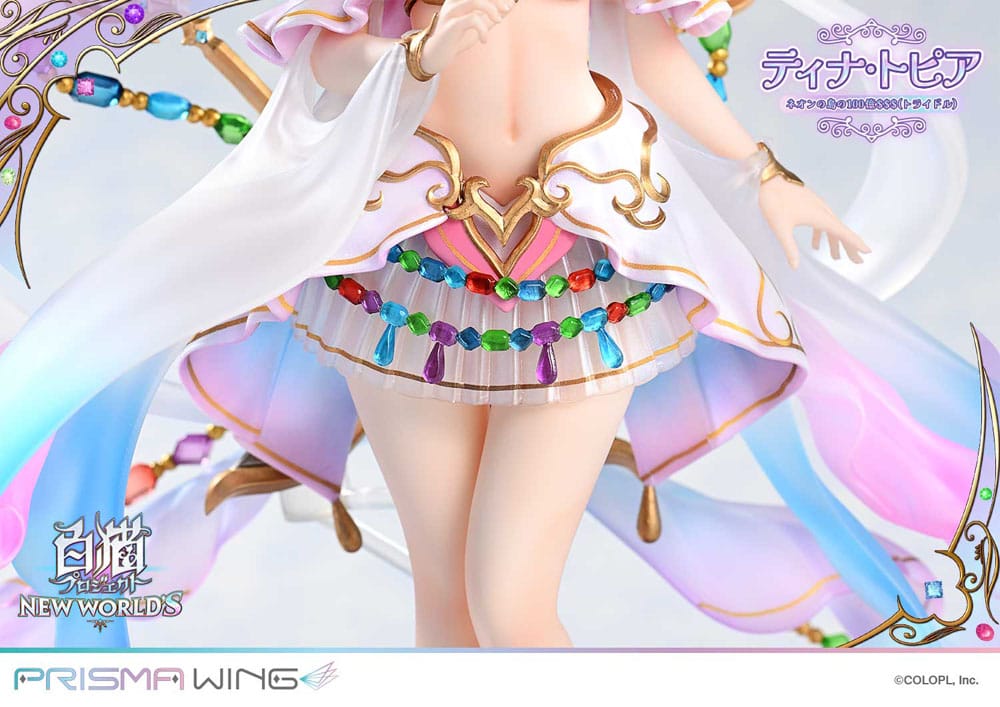 White Cat Project Prisma Wing PVC Statue 1/7 Tina Topia (The 10 Billion Tridollars of Neon Island) 22 cm - Image 9