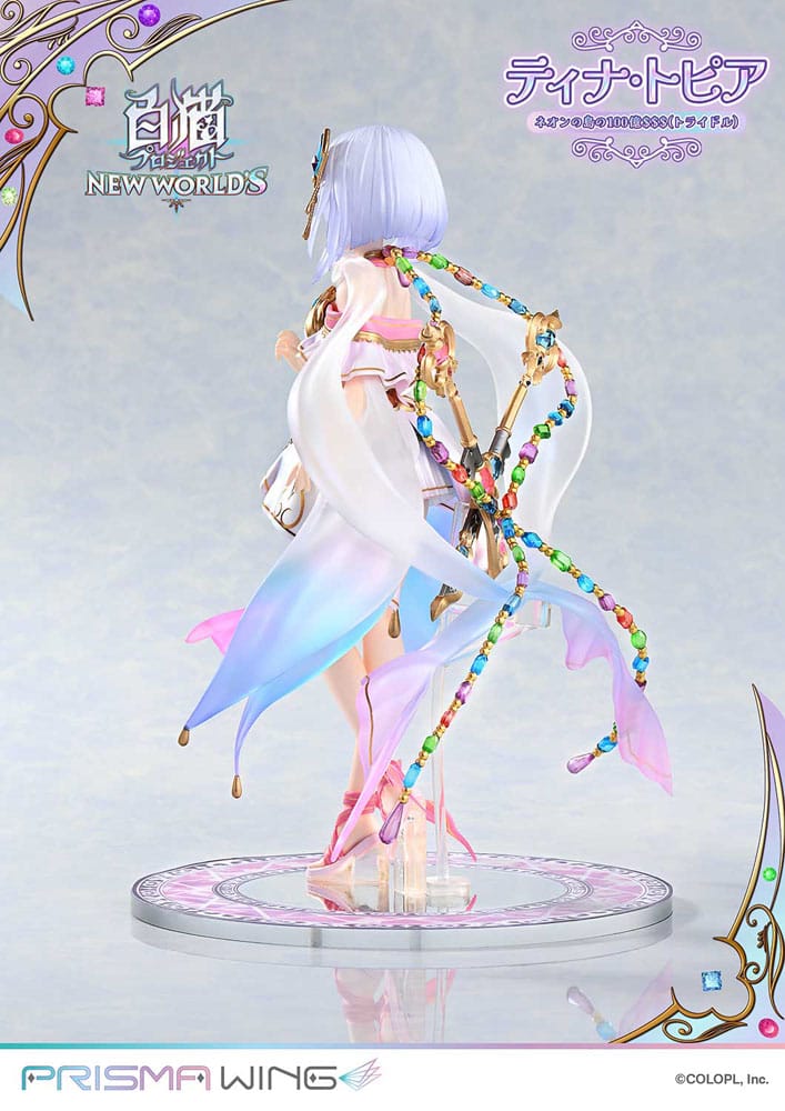 White Cat Project Prisma Wing PVC Statue 1/7 Tina Topia (The 10 Billion Tridollars of Neon Island) 22 cm - Image 13