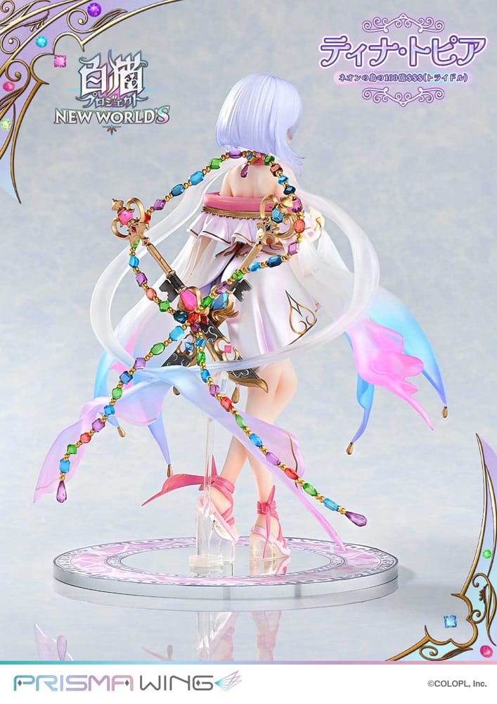 White Cat Project Prisma Wing PVC Statue 1/7 Tina Topia (The 10 Billion Tridollars of Neon Island) 22 cm - Image 14
