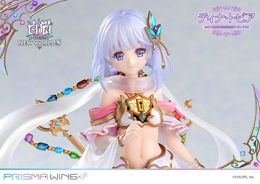 White Cat Project Prisma Wing PVC Statue 1/7 Tina Topia (The 10 Billion Tridollars of Neon Island) 22 cm - Image 18