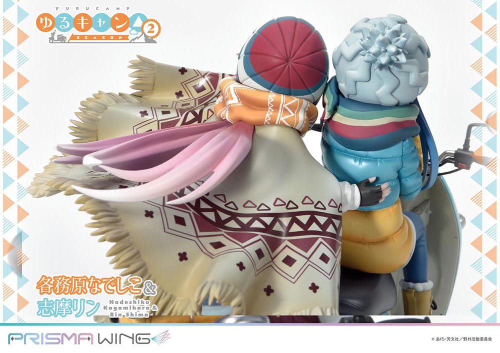 Laid-Back Camp Prisma Wing PVC Statue 1/7 Nadeshiko Kagamihara & Rin Shima 24 cm - Image 11