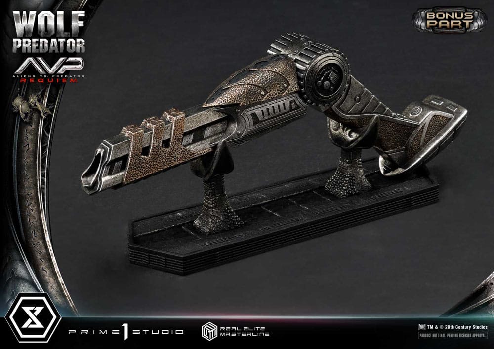 Alien vs. Predator Real Elite Masterline Series Statue 1/3 Requiem Wolf Predator Deluxe Bonus Ver. 95 cm - Image 4