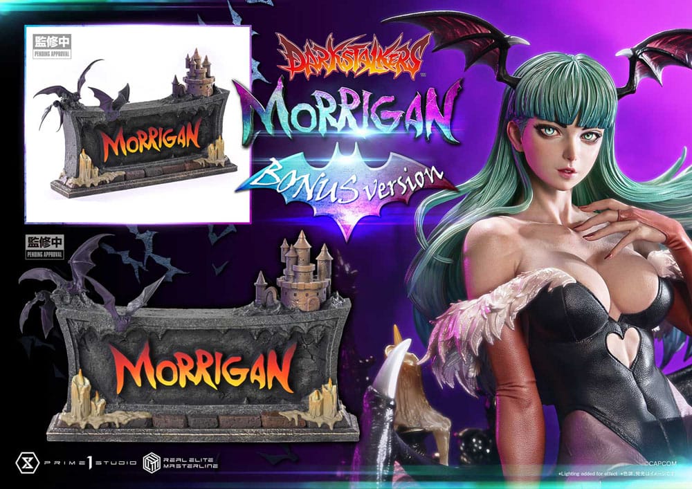 Darkstalkers Real Elite Masterline Series Statue 1/4 Morrigan Bonus Version 55 cm - Image 3