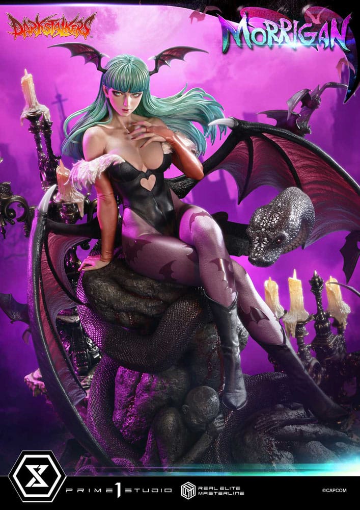 Darkstalkers Real Elite Masterline Series Statue 1/4 Morrigan Bonus Version 55 cm - Image 11