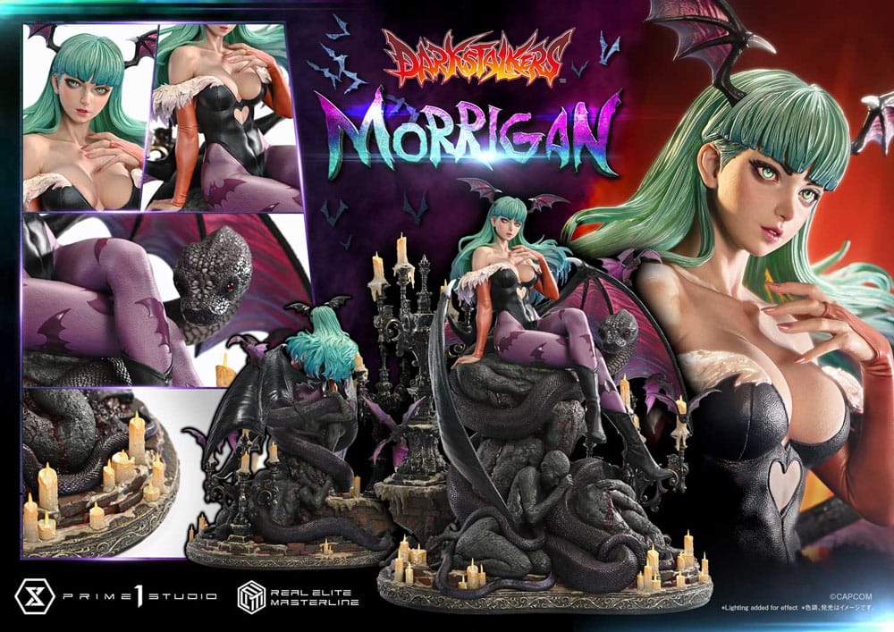 Darkstalkers Real Elite Masterline Series Statue 1/4 Morrigan Bonus Version 55 cm - Image 12
