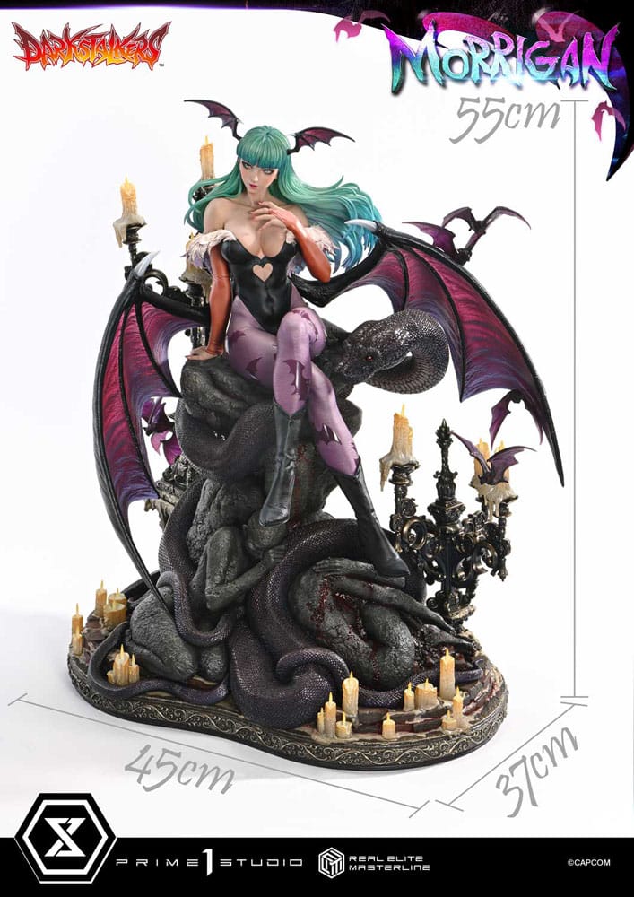 Darkstalkers Real Elite Masterline Series Statue 1/4 Morrigan Bonus Version 55 cm - Image 15