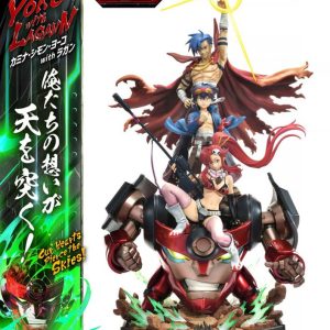 Gurren Lagann Ultimate Premium Masterline Series Statue 1/4 Kamina, Simon & Yoko with Lagann Deluxe Bonus Version 97 cm