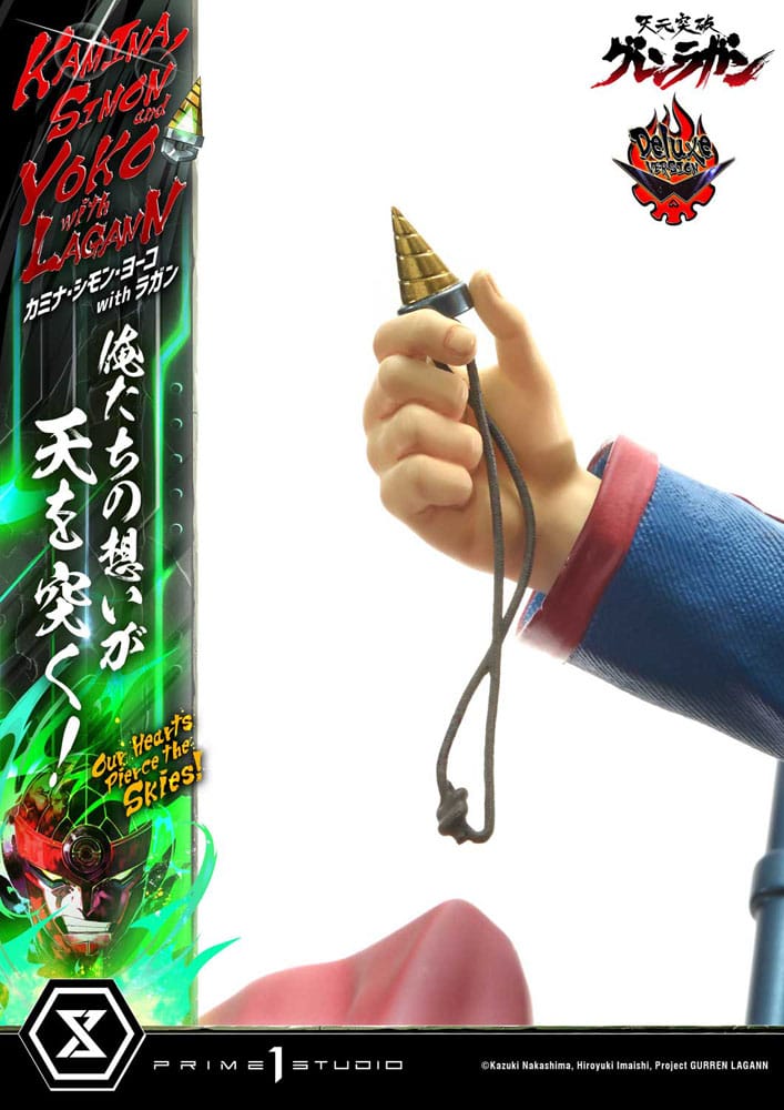 Gurren Lagann Ultimate Premium Masterline Series Statue 1/4 Kamina, Simon & Yoko with Lagann Deluxe Bonus Version 97 cm - Image 25