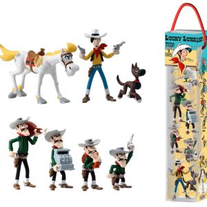 Lucky Luke Mini Figure 7-Pack Characters 4 - 10 cm
