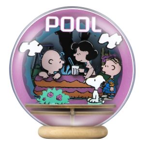 Peanuts Puremind Model Kit Wooden Theater Globe Cool Pool