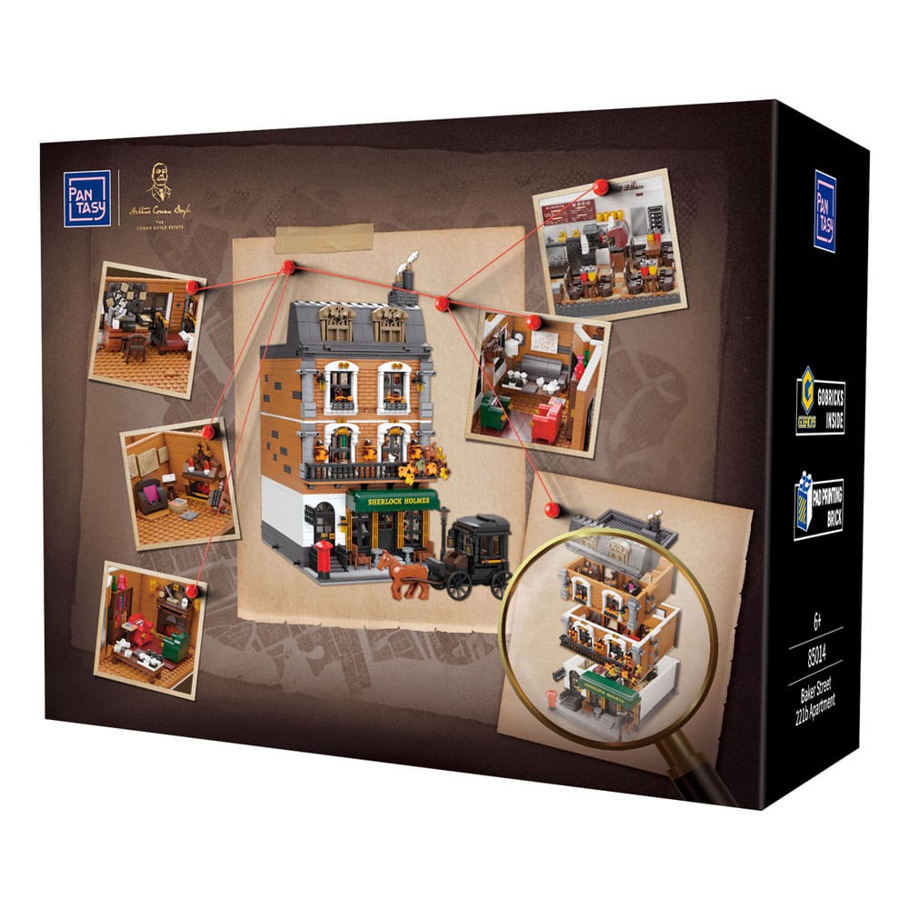 Sherlock Holmes Construction Set Baker Street 221B Apartment 42 cm - Image 2