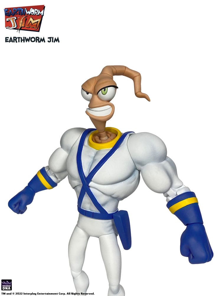 Earthworm Jim Accessory Pack Wave 1: Worm Body & Jim Heads - Image 2