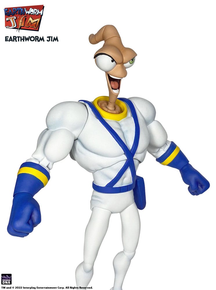 Earthworm Jim Accessory Pack Wave 1: Worm Body & Jim Heads - Image 3