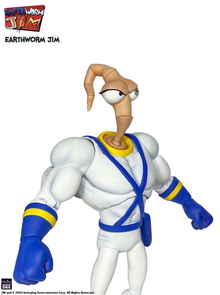 Earthworm Jim Accessory Pack Wave 1: Worm Body & Jim Heads - Image 5
