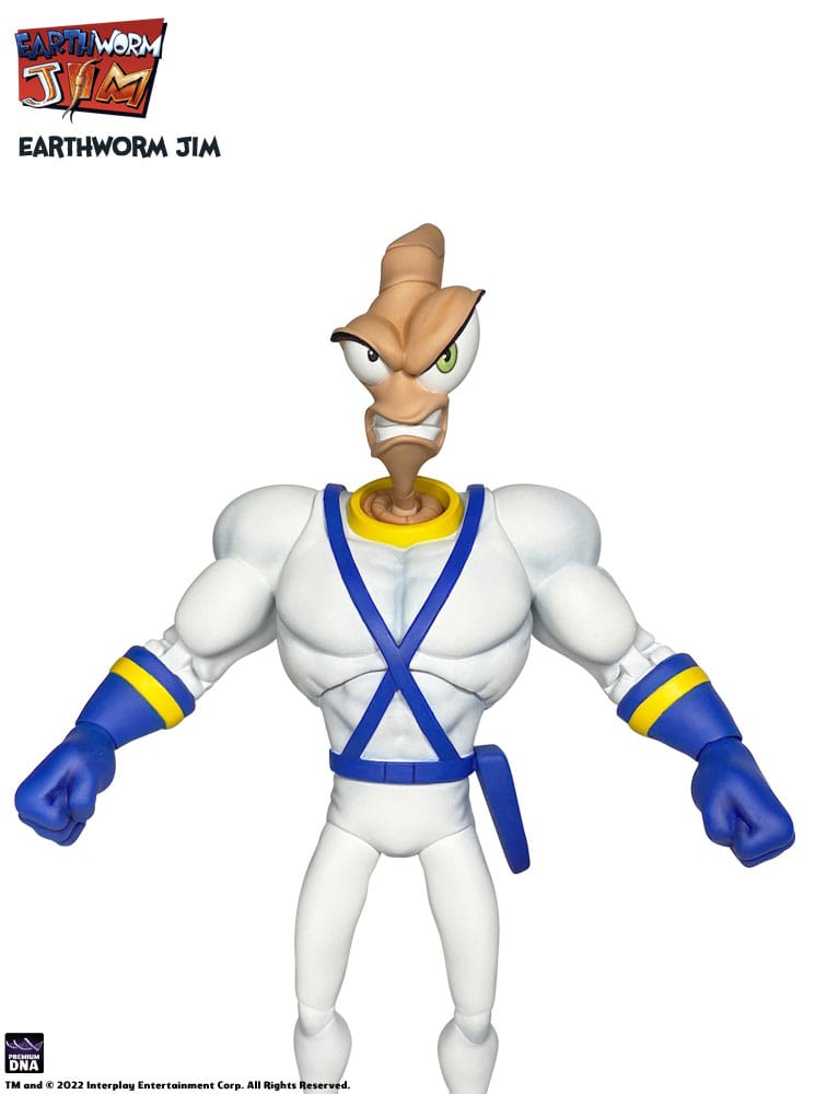 Earthworm Jim Accessory Pack Wave 1: Worm Body & Jim Heads - Image 6