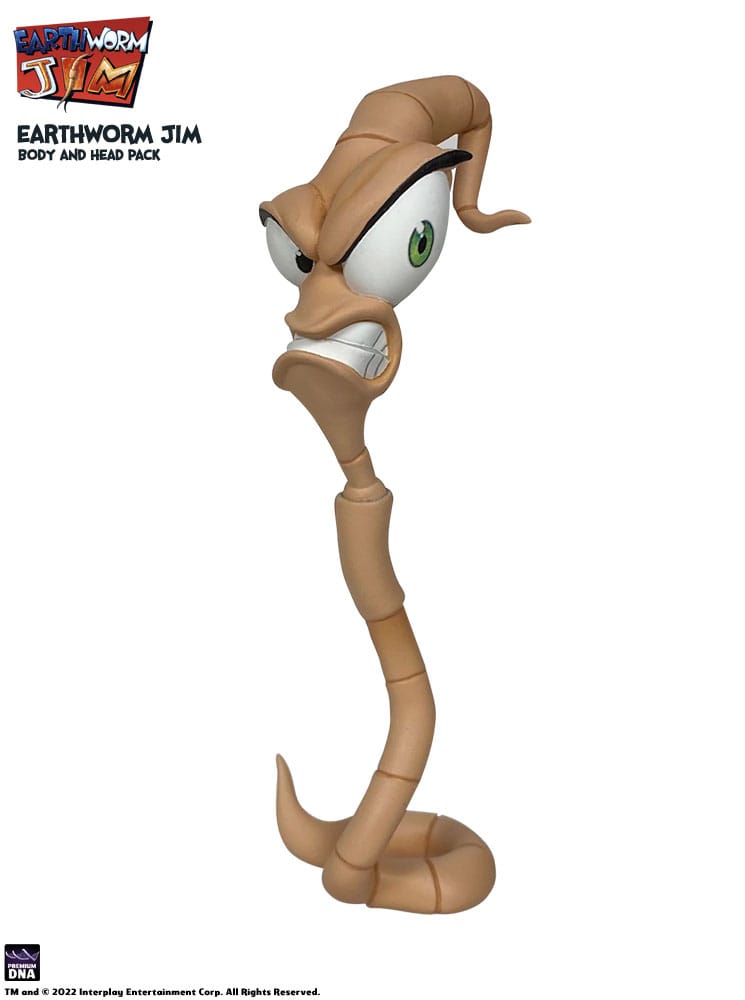 Earthworm Jim Accessory Pack Wave 1: Worm Body & Jim Heads - Image 7