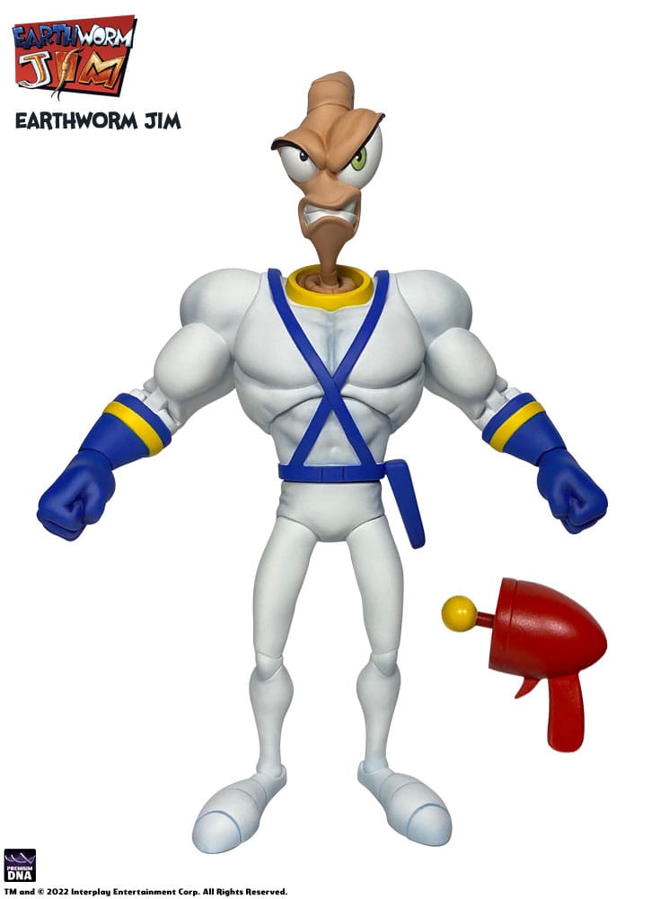 Earthworm Jim Accessory Pack Wave 1: Worm Body & Jim Heads - Image 8