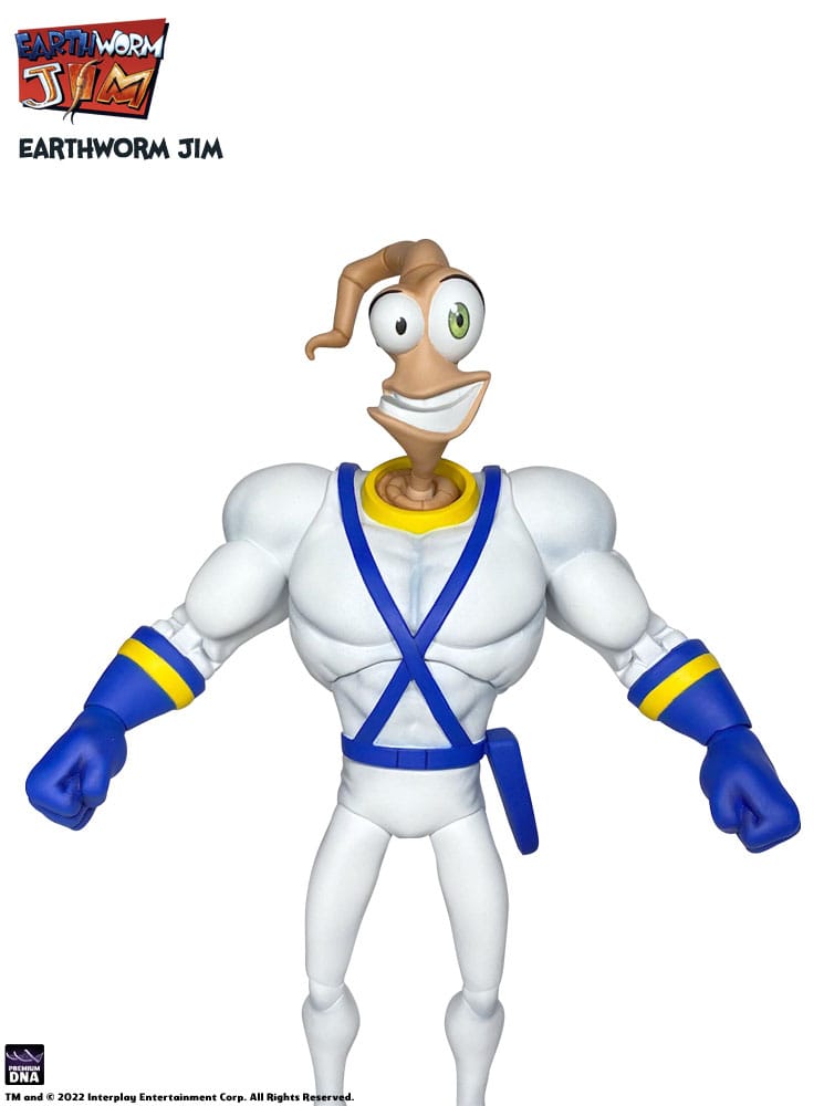 Earthworm Jim Accessory Pack Wave 1: Worm Body & Jim Heads - Image 9