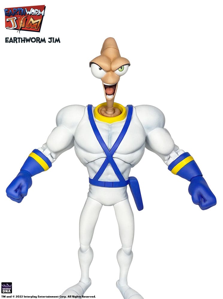 Earthworm Jim Accessory Pack Wave 1: Worm Body & Jim Heads - Image 12