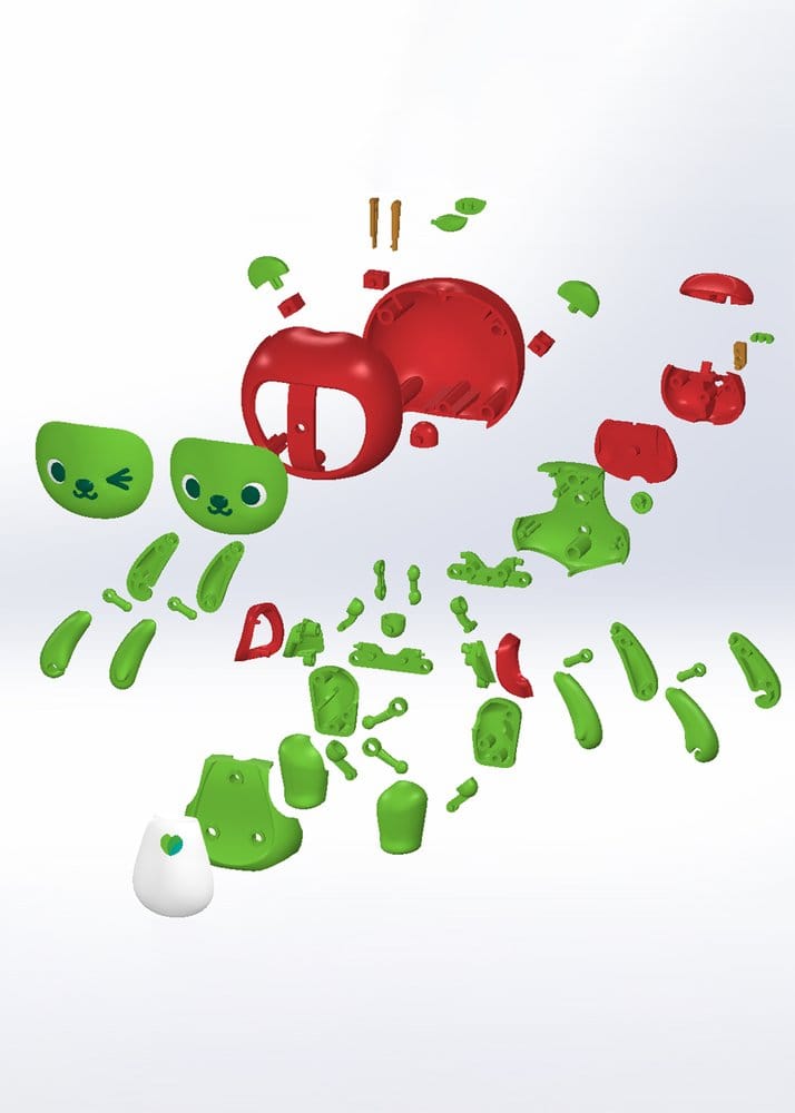 Original Character Plastic Model Kit Arukuma 10 cm - Image 13