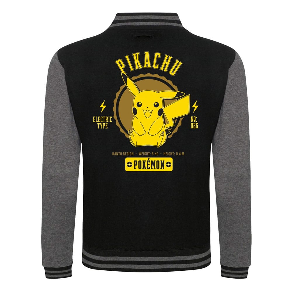 Pokémon Varsity Jacket Collegiate Pikachu Size L - Image 2