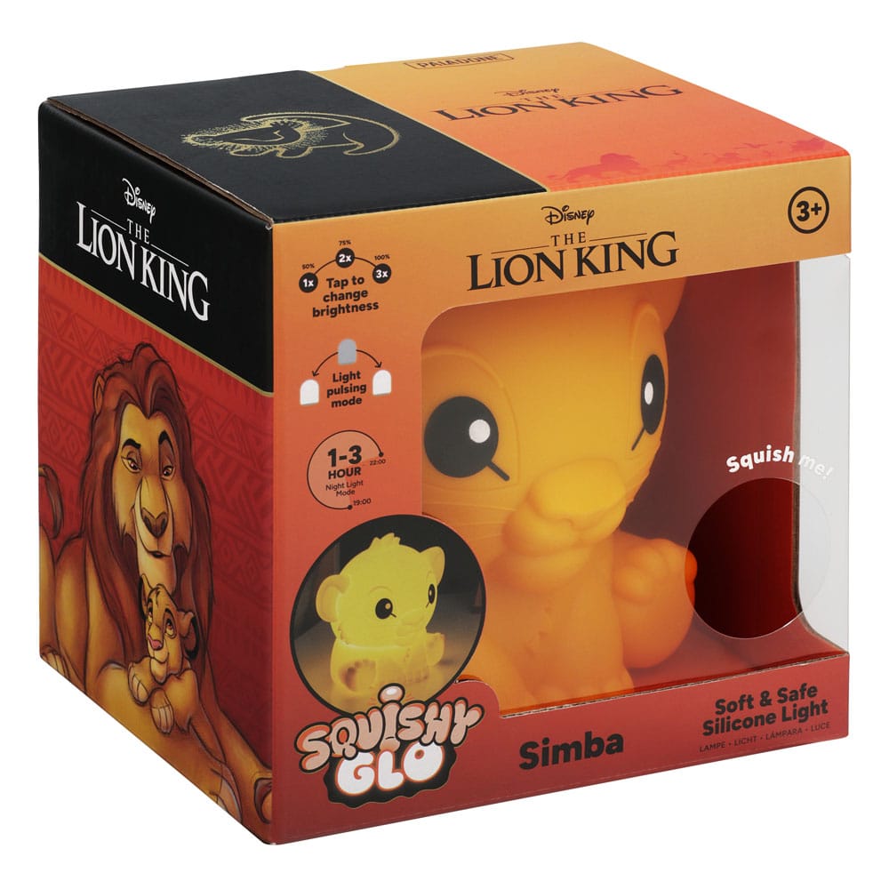 Disney Squishy Glo Silicon Light The Lion King Simba 15 cm - Image 3