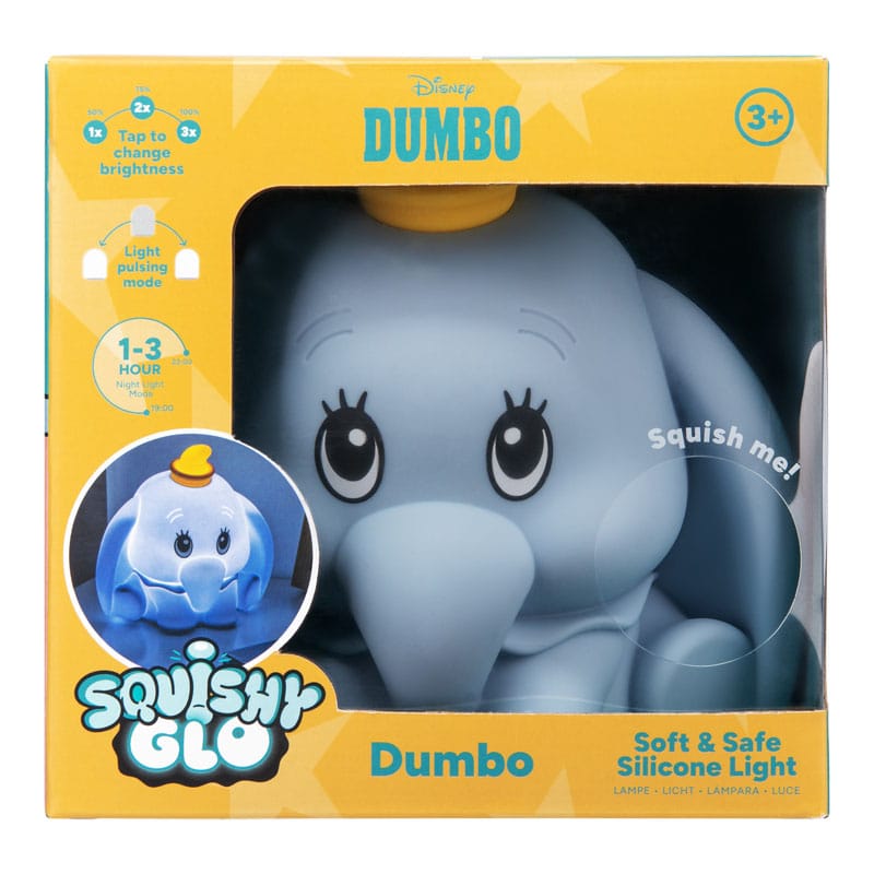 Disney Squishy Glo Silicon Light Dumbo - Image 5