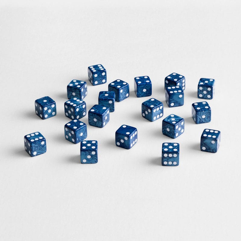 Q Workshop Dice Set Full Pack D6 Cobalt (20) - Image 3