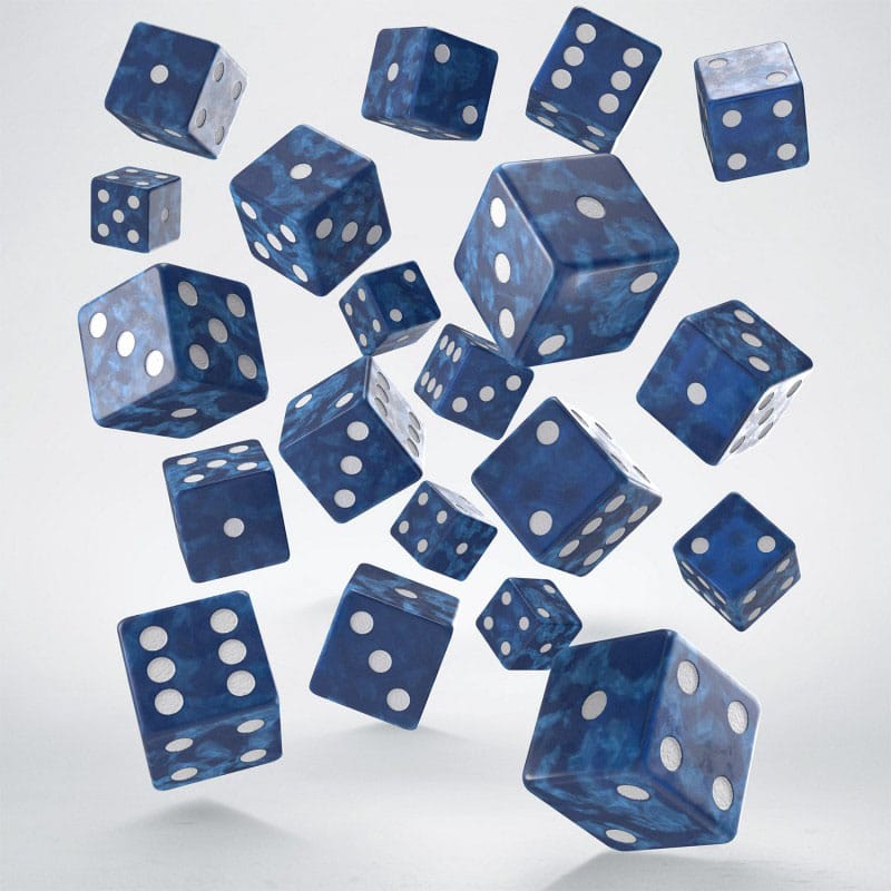 Q Workshop Dice Set Full Pack D6 Cobalt (20) - Image 4