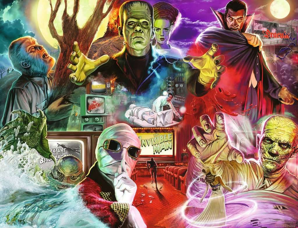 Universal Monsters Jigsaw Puzzle (2000 pieces) - Image 2