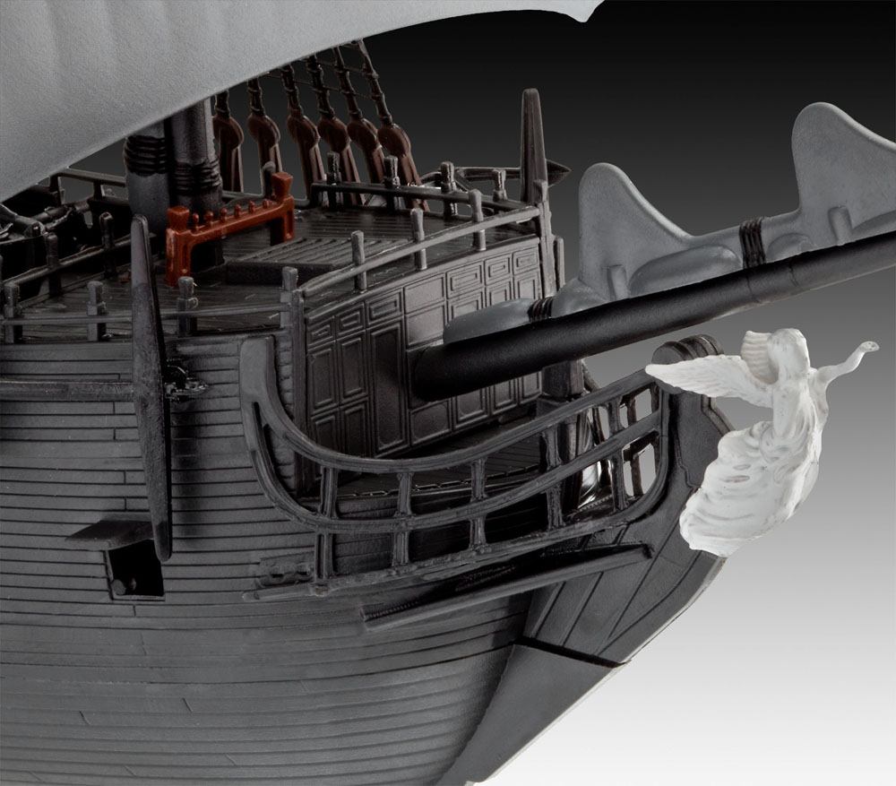 Pirates of the Caribbean Dead Men Tell No Tales Easy-Click Model Kit 1/150 Black Pearl 26 cm - Image 11