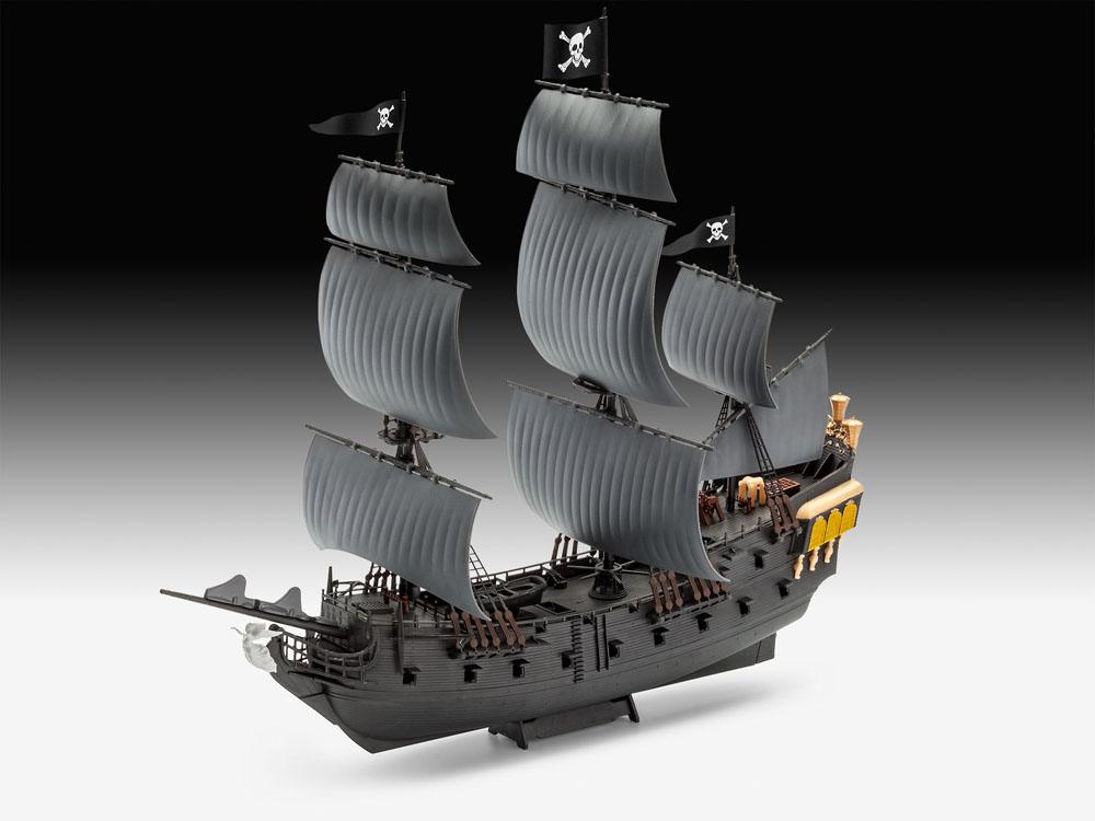 Pirates of the Caribbean Dead Men Tell No Tales Easy-Click Model Kit 1/150 Black Pearl 26 cm - Image 15