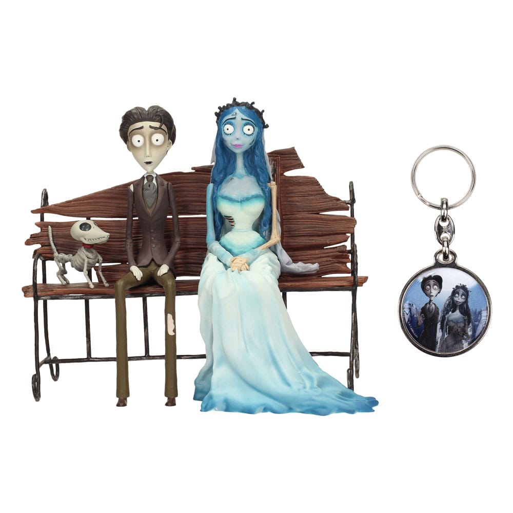 Corpse Bride Gift Set figure & Keyring Victor & Emily - Image 2