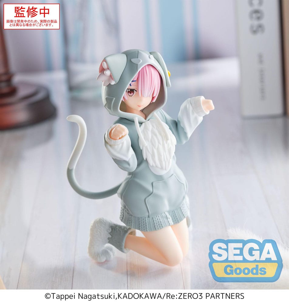 Re:Zero Starting Life in Another World Yumemirize PVC Statue Ram Mofumofu Pack 11 cm - Image 4