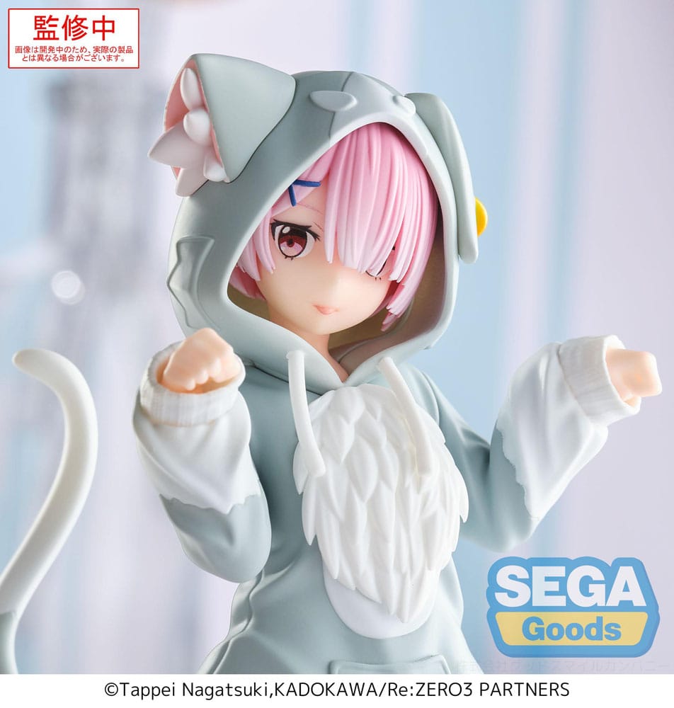 Re:Zero Starting Life in Another World Yumemirize PVC Statue Ram Mofumofu Pack 11 cm - Image 7