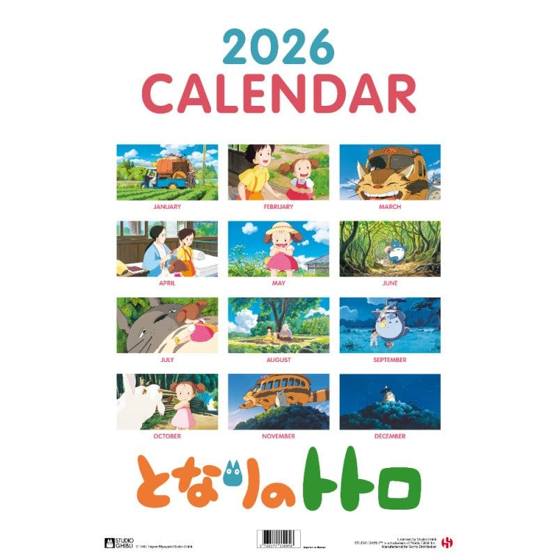 My Neighbor Totoro Calendar 2026 *English Version* - Image 4