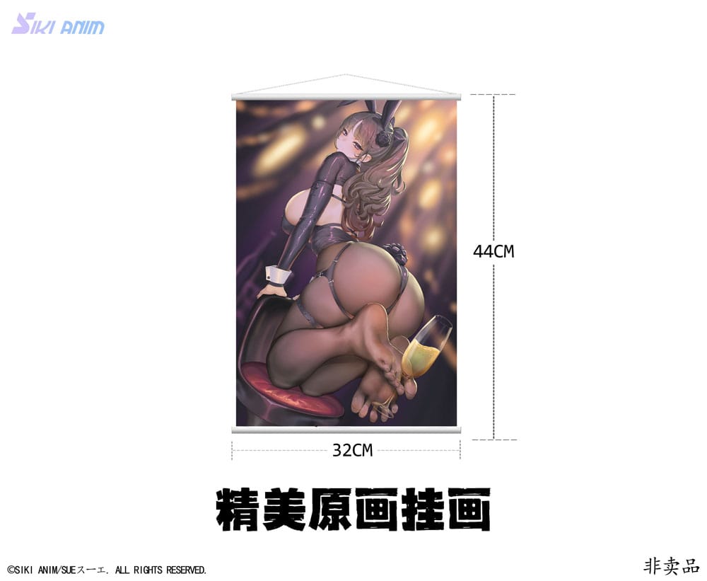 Original Character PVC Statue 1/6 Champagne and Bunny Girl Rose Bare Feet Ver. 31 cm - Image 11