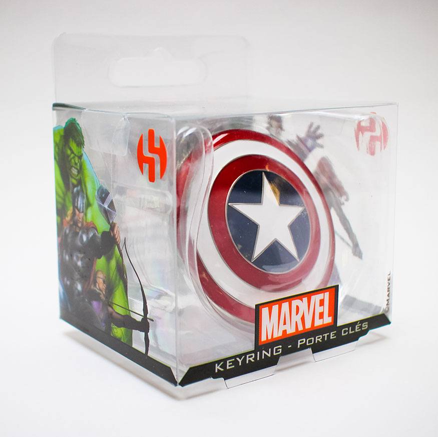 Marvel Comics Metal Keychain Captain America Shield - Image 3