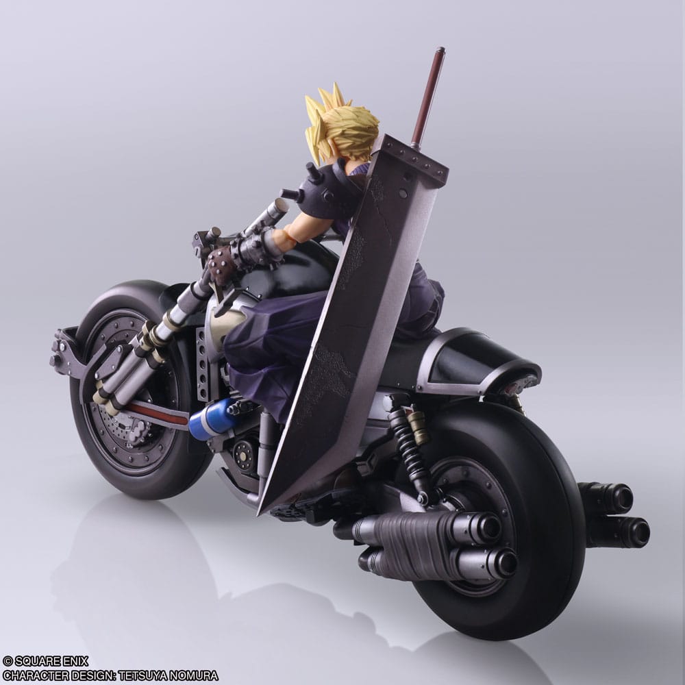 Final Fantasy VII Bring Arts Action Figure and vehicle Cloud Strife & Hardy-Daytona 15 cm - Image 3