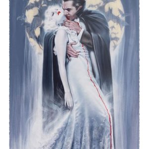 Dracula Art Print The Kiss by Olivia De Berardinis 70 x 43 cm - unframed