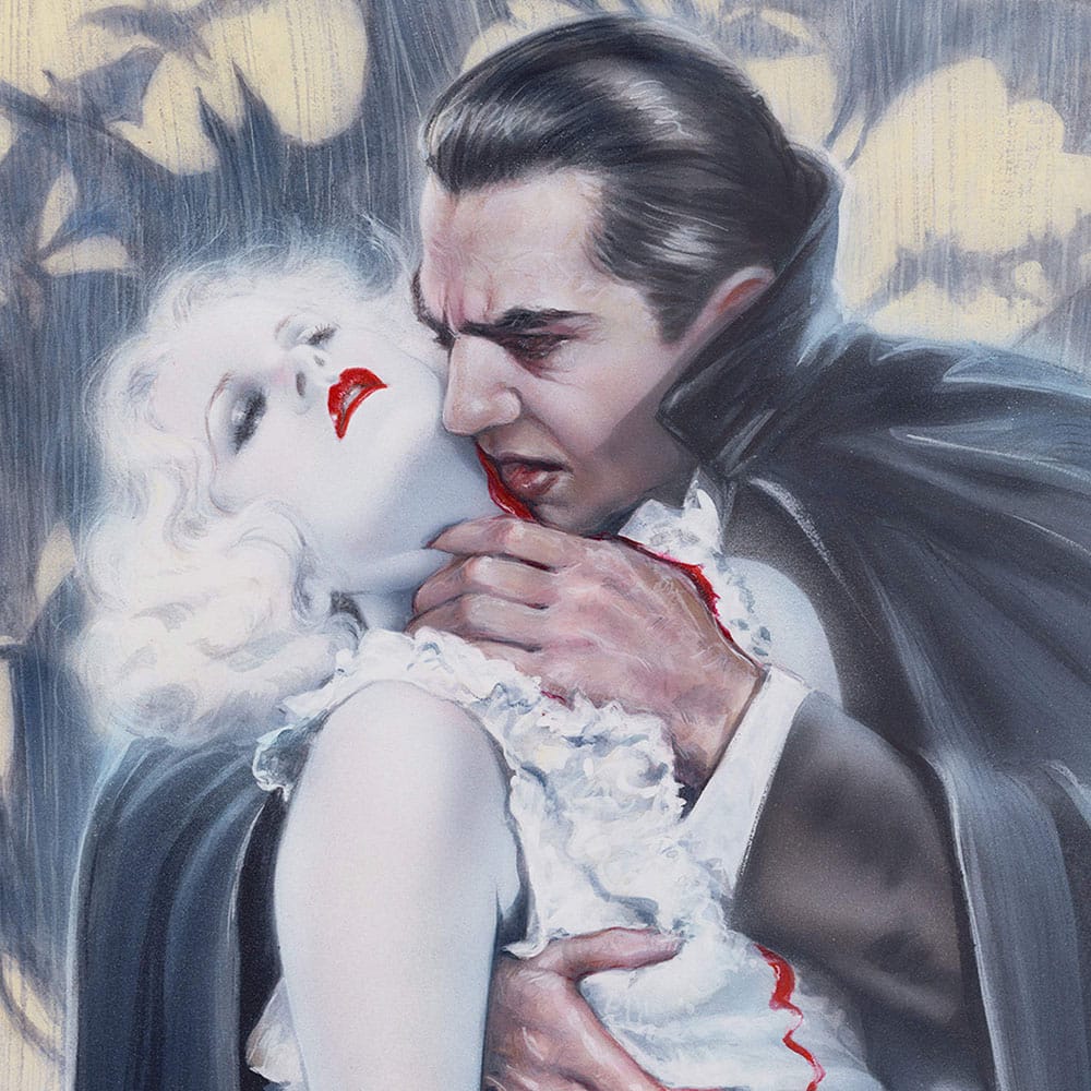 Dracula Art Print The Kiss by Olivia De Berardinis 70 x 43 cm - unframed - Image 3