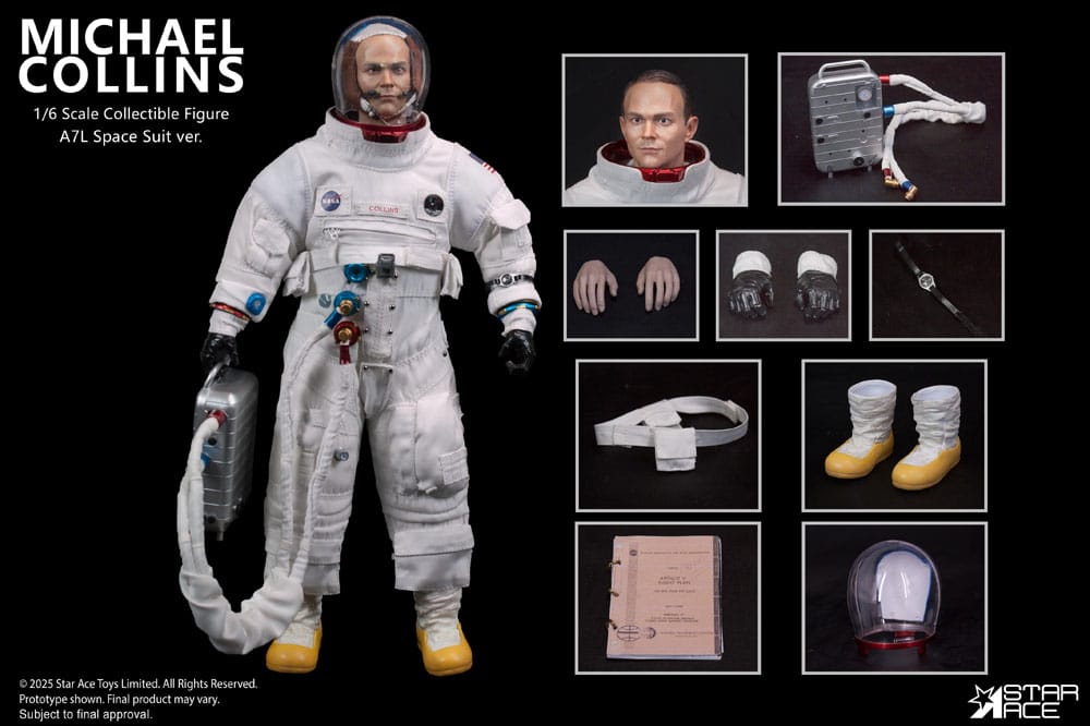 NASA Apollo 11 Action Figure 1/6 Michael Collins 30 cm - Image 15