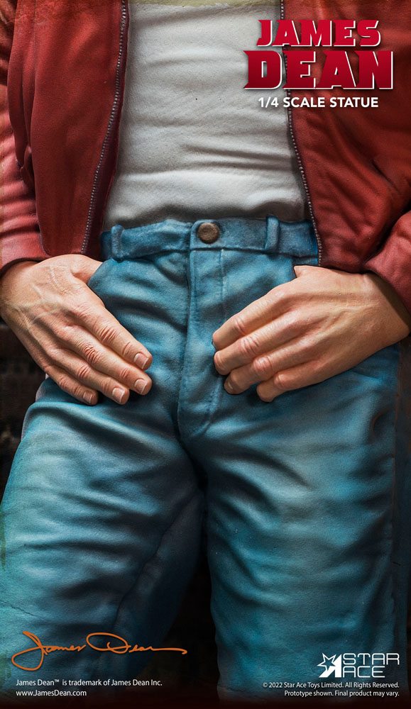 James Dean Superb My Favourite Legend Series Statue 1/4 James Dean (Red jacket) Deluxe Ver. 52 cm - Image 3