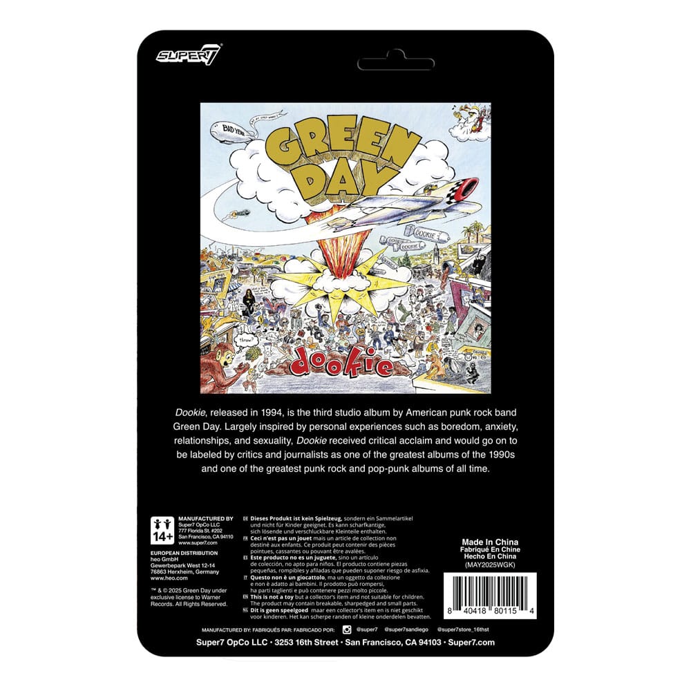 Green Day ReAction Action Figure Dookie Dog 9 cm - Image 3