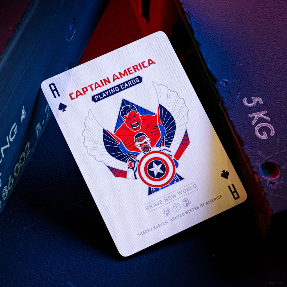 Captain America Playing Cards Patriotic Design - Image 4