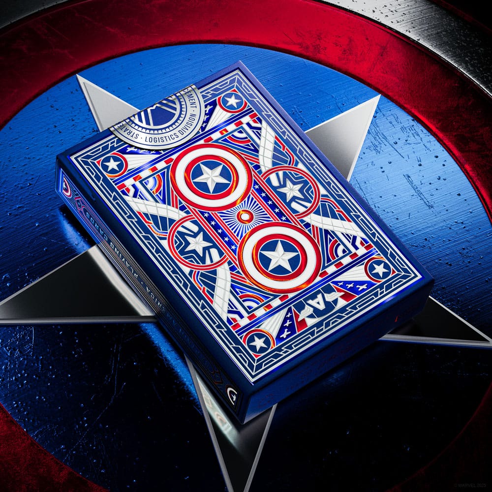 Captain America Playing Cards Patriotic Design - Image 6