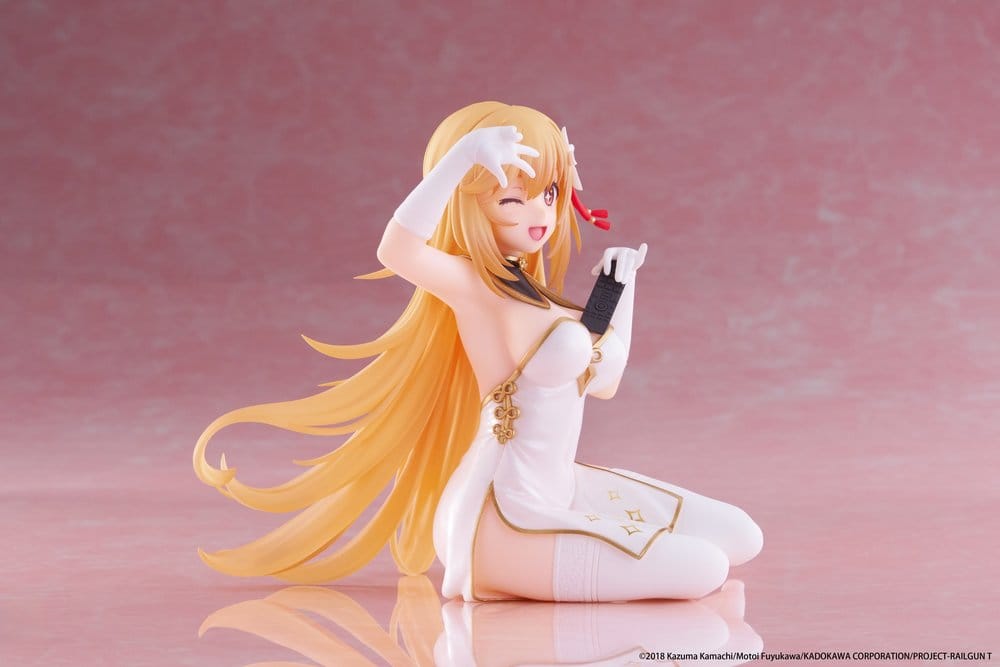 A Certain Scientific Railgun PVC Statue Desktop Cute Figure Misaki Shokuho Chinese Dress Ver. 13 cm - Image 5